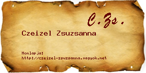 Czeizel Zsuzsanna névjegykártya