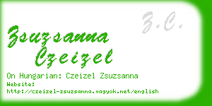 zsuzsanna czeizel business card